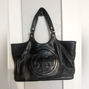 Tory Burch Leather Bombe Burch Tote